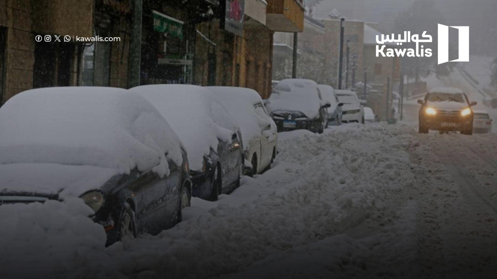 منخفض قطبي يضرب لبنان… ثلوج على 900 متر وطرق جبلية مقطوعة